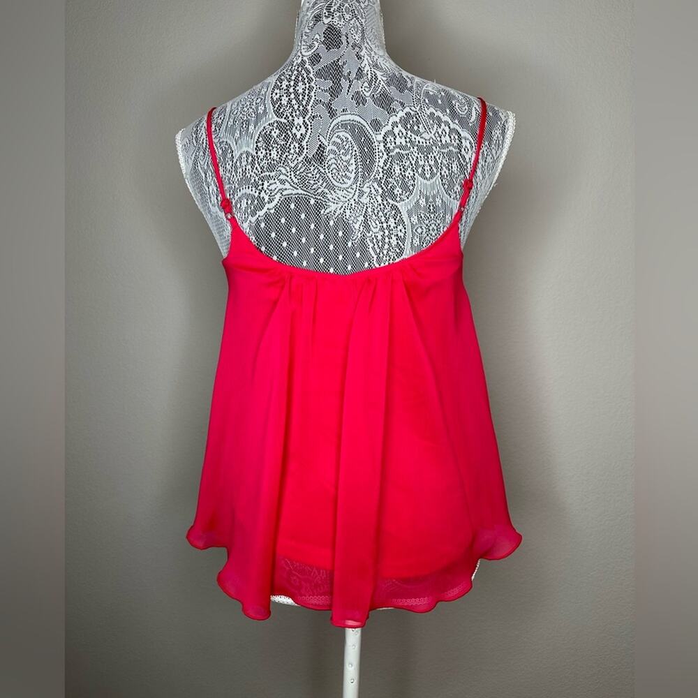 EXPRESS Womens Spaghetti Strap Flowy Swing Camisole Tank Bright Magenta Size XS - Picture 6 of 10